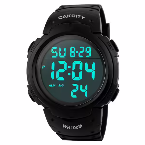 CakCity Men’s Digital Sports Watch