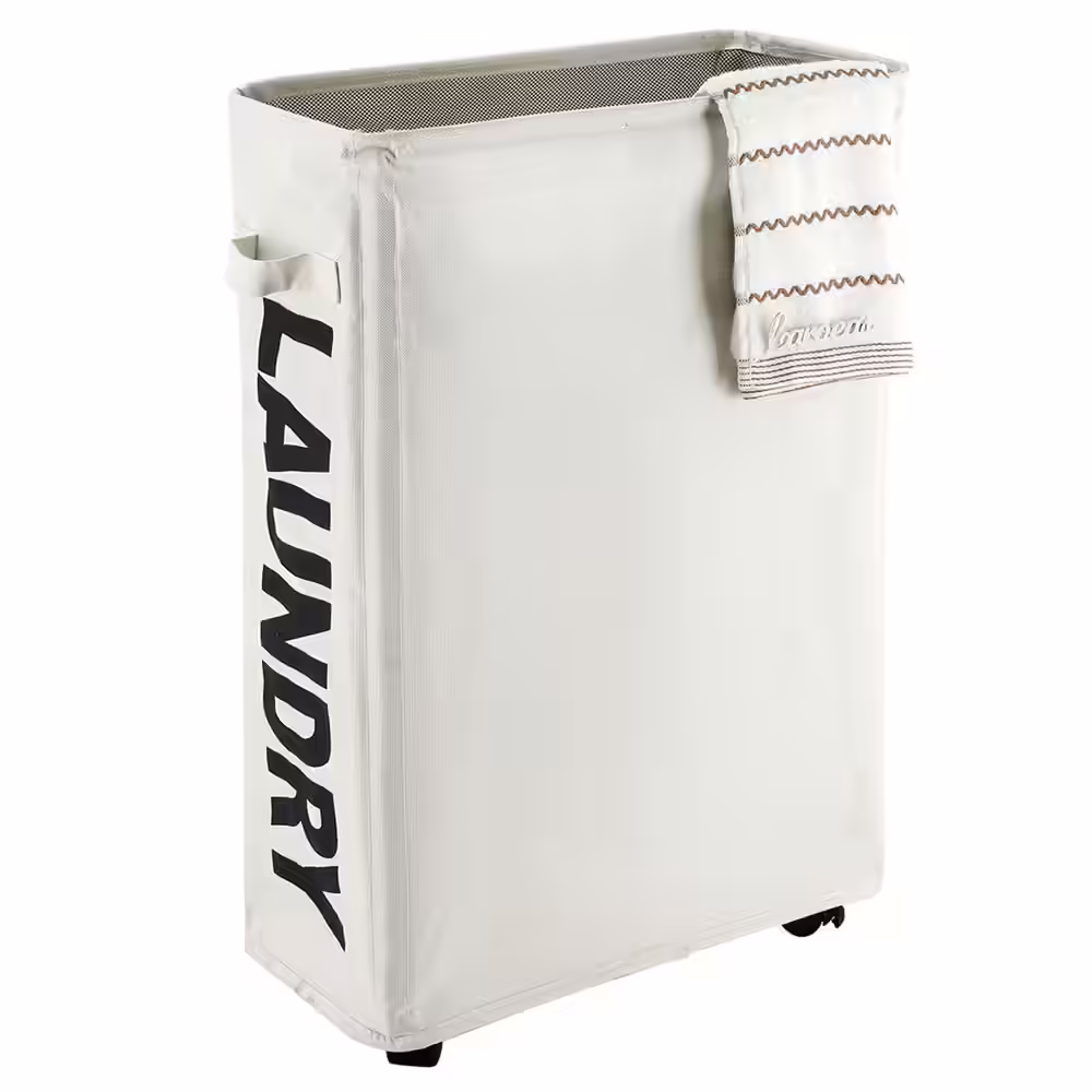 Caroeas Rolling Slim Laundry Basket