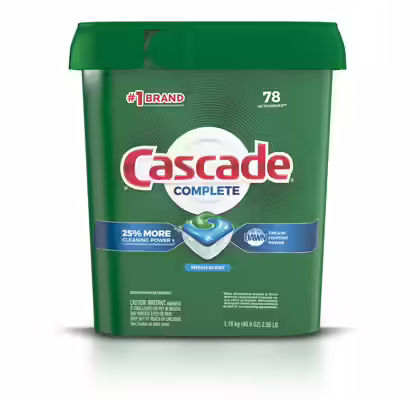 Cascade Complete ActionPacs Dishwasher Detergent