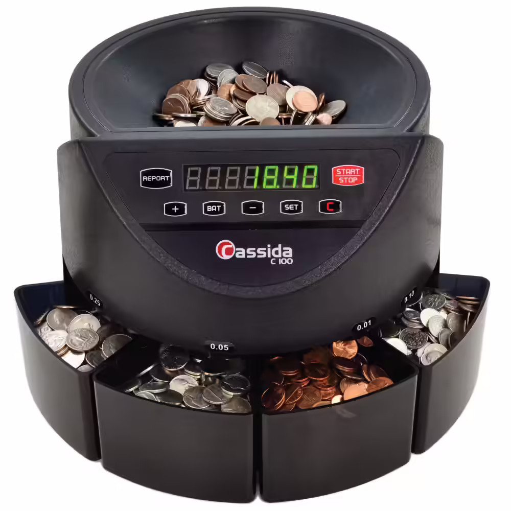 Cassida C100 Electronic Coin Sorter