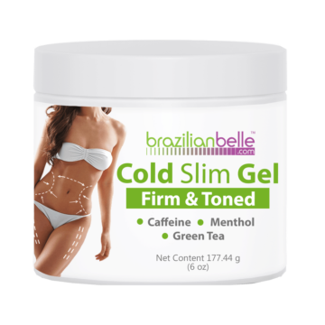 Cellulite Cold Gel with Caffeine and Green Tea Extract - Reduce Appearance of Cellulite, Firming and Toning, Improves Circulation - Hydrates and Moisturizes - Cryo Gel (1 Jar) 6 Ounce (Pack of 1)