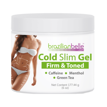 Cellulite Cold Gel with Caffeine and Green Tea Extract - Reduce Appearance of Cellulite, Firming and Toning, Improves Circulation - Hydrates and Moisturizes - Cryo Gel (1 Jar) 6 Ounce (Pack of 1)