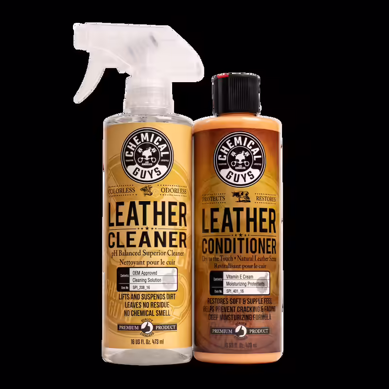 Chemical Guys HOL303 Leather Cleaner and Conditioner Care Kit