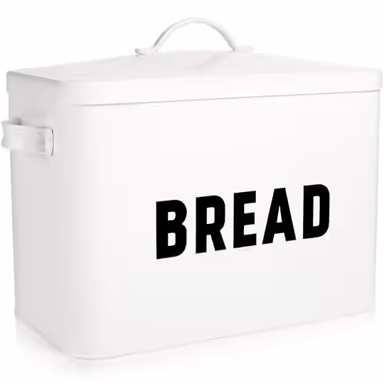 Claimed Corner Metal Bread Box