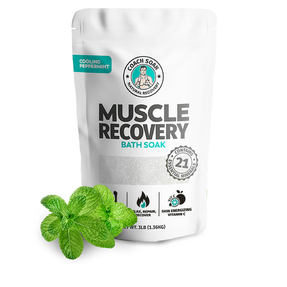 Coach Soak Muscle Recovery Bath Soak – Cooling Peppermint 