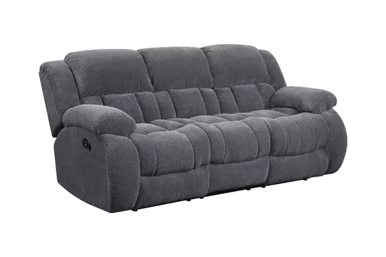 Coaster Home Furnishings Weissman Pillow Padded Motion Sofa