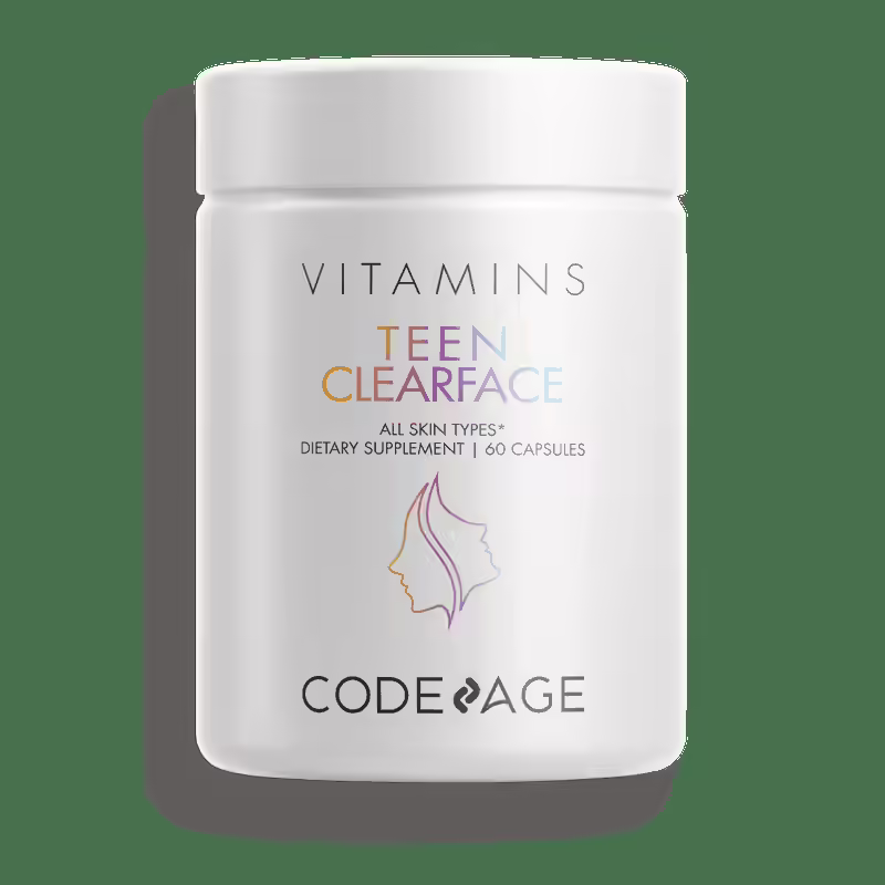 Code Age Vitamins Teen Clearface