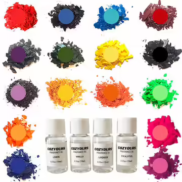 Cozyours Candle Wax Dye Flakes & Fragrance Oils