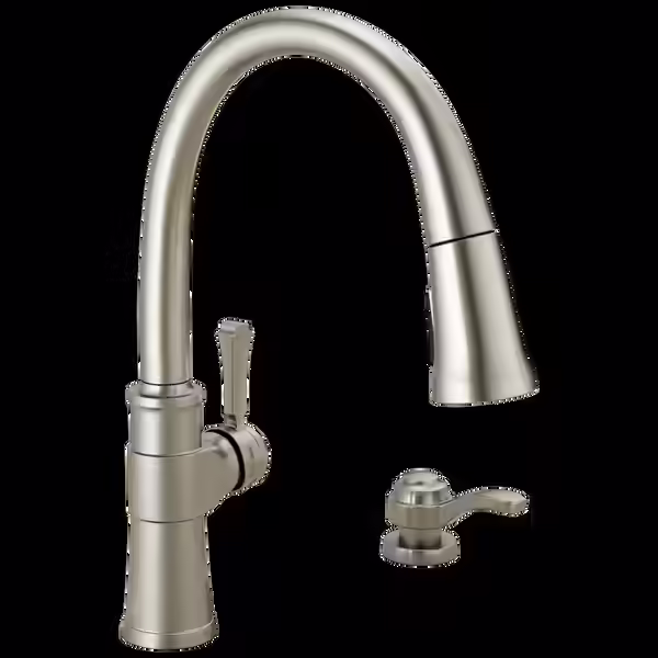 Delta Faucet Spargo Single-Handle Kitchen Sink Faucet