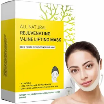 Double Chin Reducer & Remover - V Line Lifting Mask - Face Slimmer - Lifts, Tightens Jawline and Chin - Formulated in San Francisco (5 Masks)