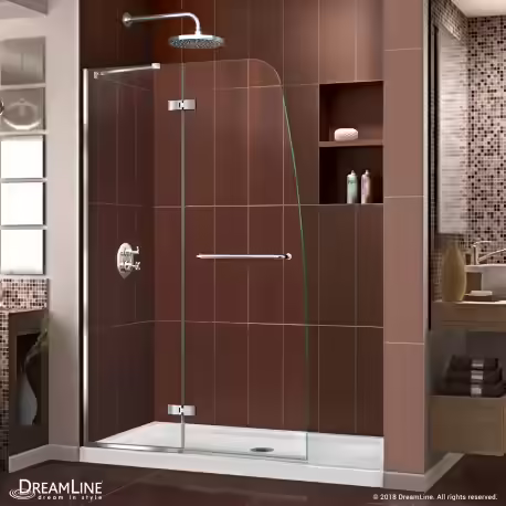 Dreamline Aqua Ultra Hinged Frameless Glass Shower Door