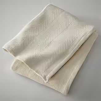 Eddie Bauer Herringbone Cotton Blanket