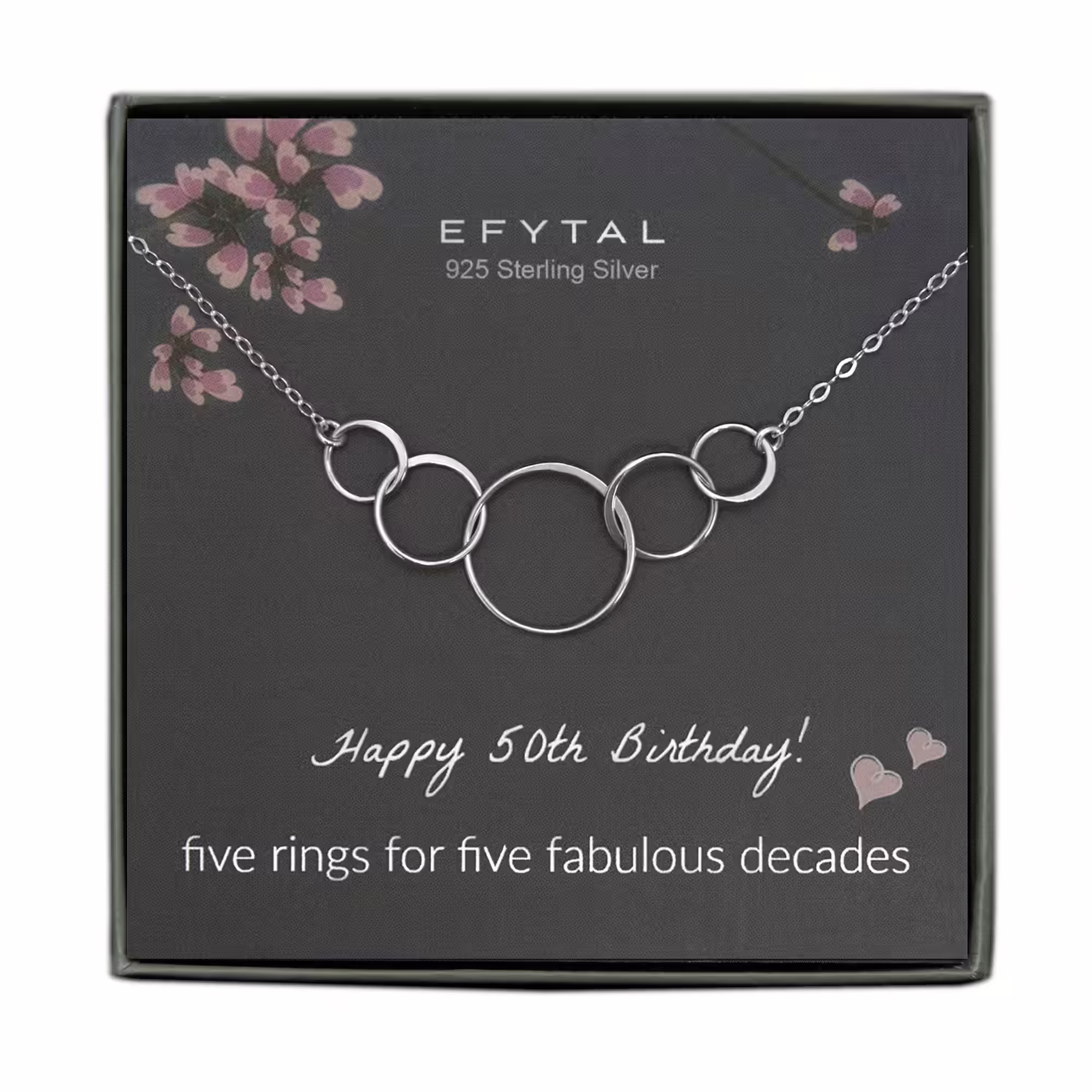 Efytal 50th Birthday Necklace