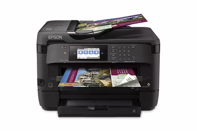 Epson WorkForce WF-7720 Wireless Wide-format Color Inkjet Printer with Copy, Scan, Fax, Wi-Fi Direct and Ethernet, Amazon Dash Replenishment Ready Printer (WF-7720)