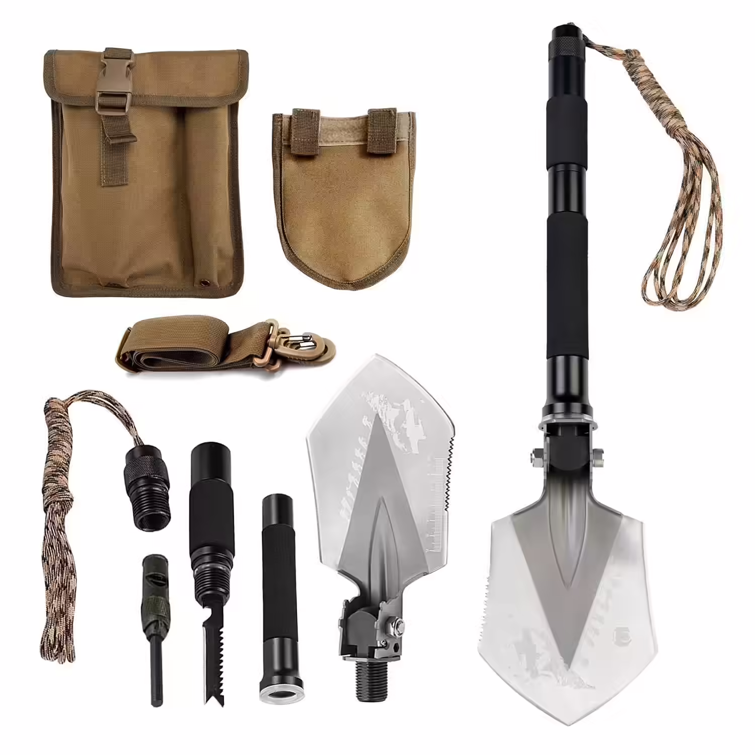 FiveJoy Military Folding Shovel