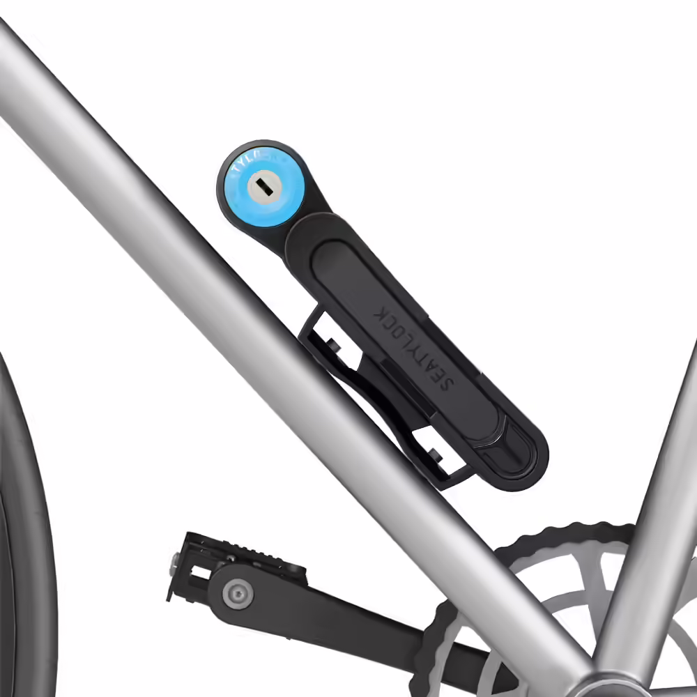 Foldylock Compact Folding Scooter Lock – Blue
