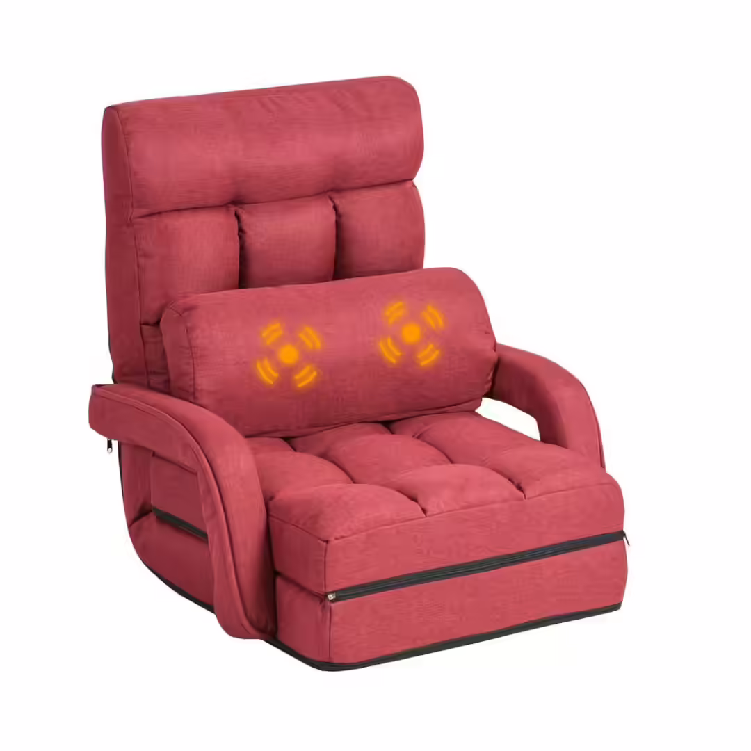Giantex Updated Folding Massage Lazy Sofa Floor Chair Sofa Lounger