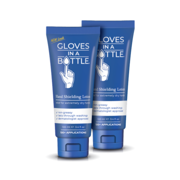 Gloves in a Bottle Shielding Lotion, Relief for Eczema and Psoriasis, 3.4 ounces (Pack of 2)