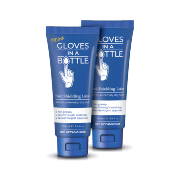 Gloves in a Bottle Shielding Lotion, Relief for Eczema and Psoriasis, 3.4 ounces (Pack of 2)