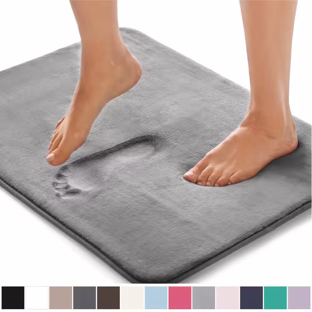 Gorilla Grip Thick Memory Foam Bath Mat