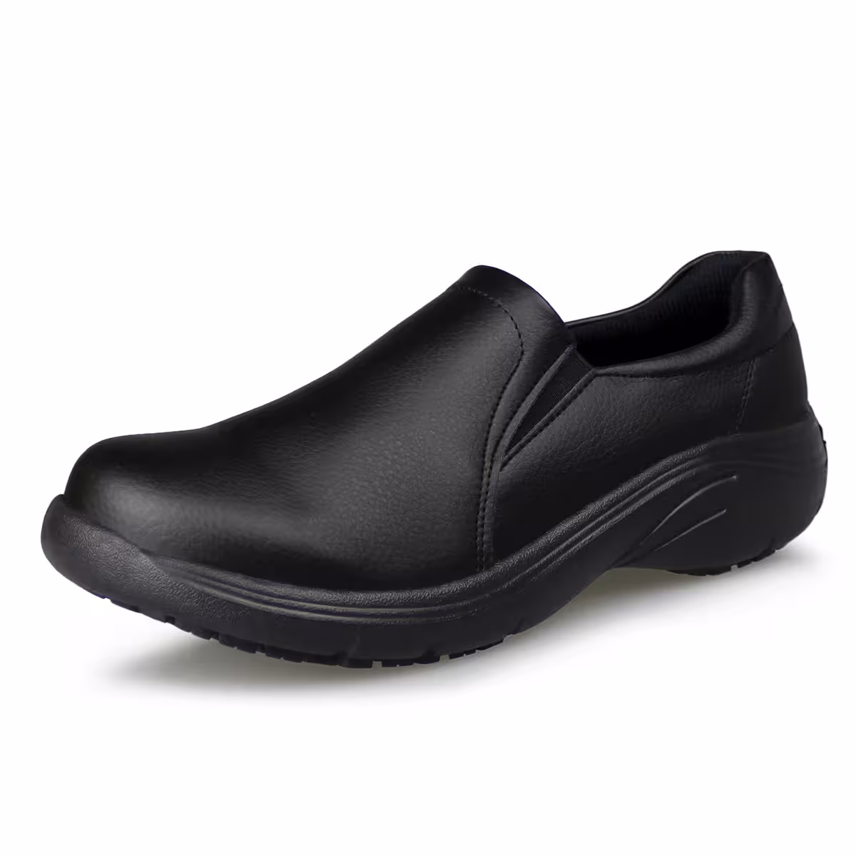 Hawkwell Women’s Slip-Resistant Leather Medical Shoes