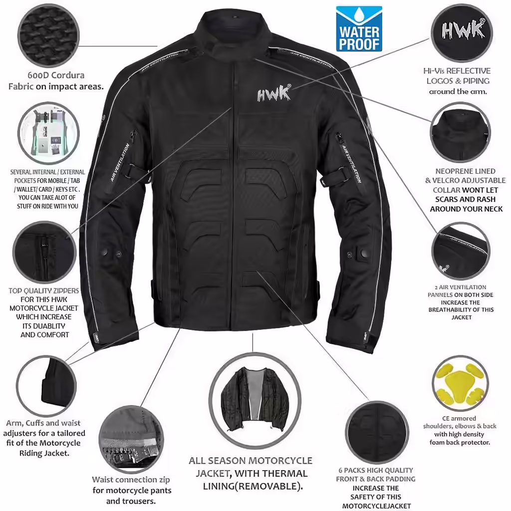 HHR Textile Motorcycle Jacket