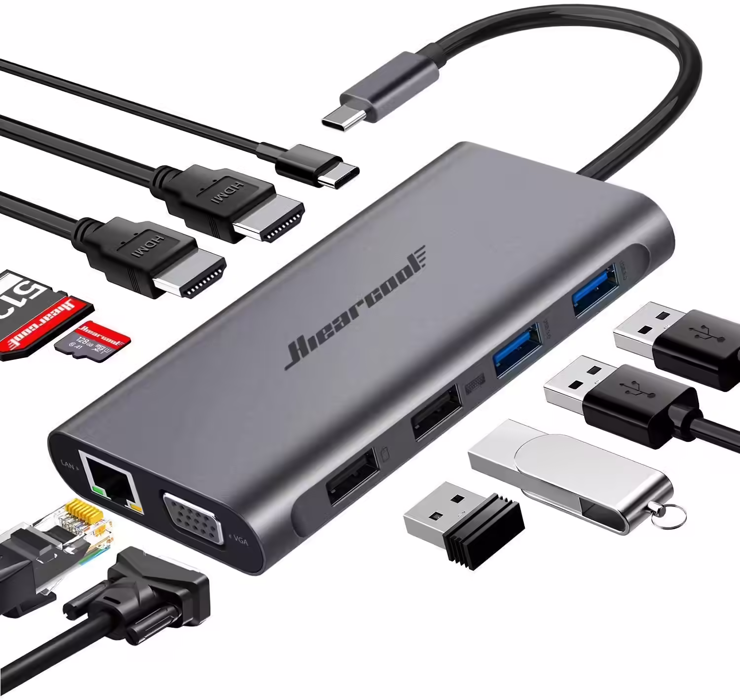 Hiearcool Laptop Docking Station