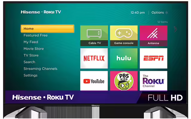 Hisense 40-inch Class H4 Series Led Roku Smart TV