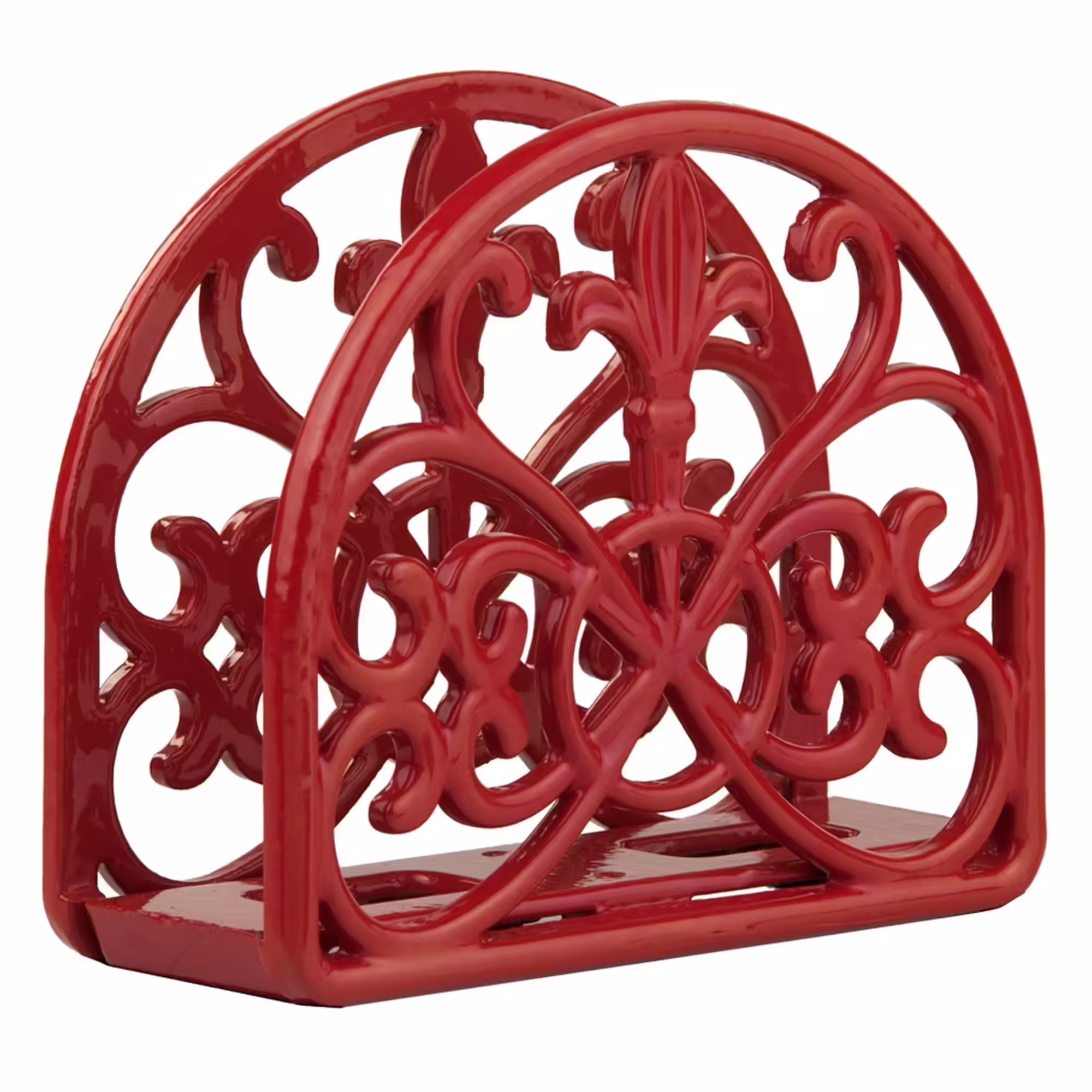 Home Basics Cast Iron Paper Napkin Holder/Free Standing Tissue Dispenser