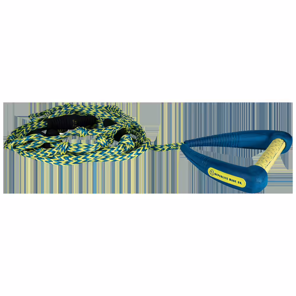 Hyperlite 25′ Riot Surf Rope with Handle Multi Wakeboard Waterski