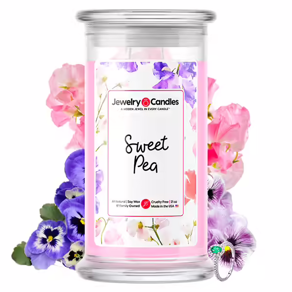 Jewelry Candles Sweet Pea Candle