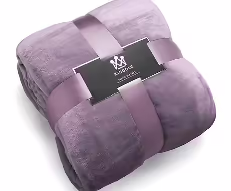 Kingole Fleece Microfibre Throw Blanket