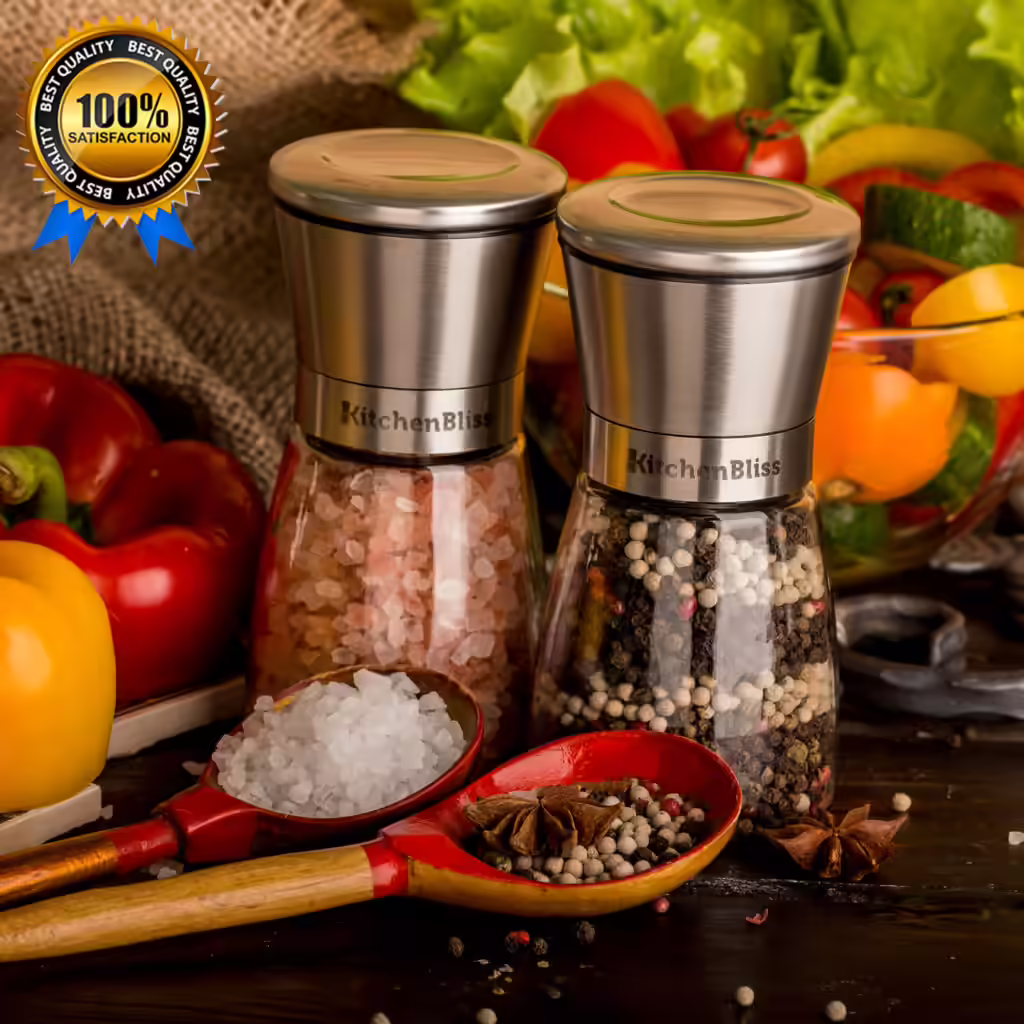 Kitchen Bliss Salt And Pepper Grinders