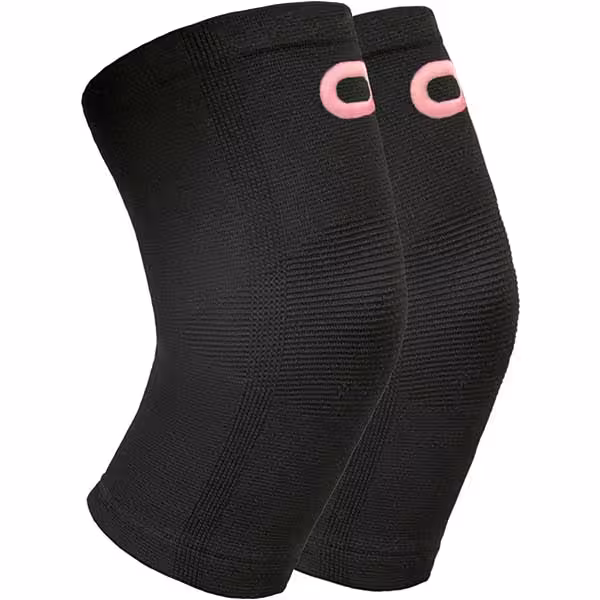 Knee Brace Compression Sleeve (1 Pair) - Best Knee Support Braces for Meniscus Tear, Arthritis, Joint Pain Relief, Injury Recovery, ACL, MCL, Running, Workout, Basketball, Sports, Men and Women