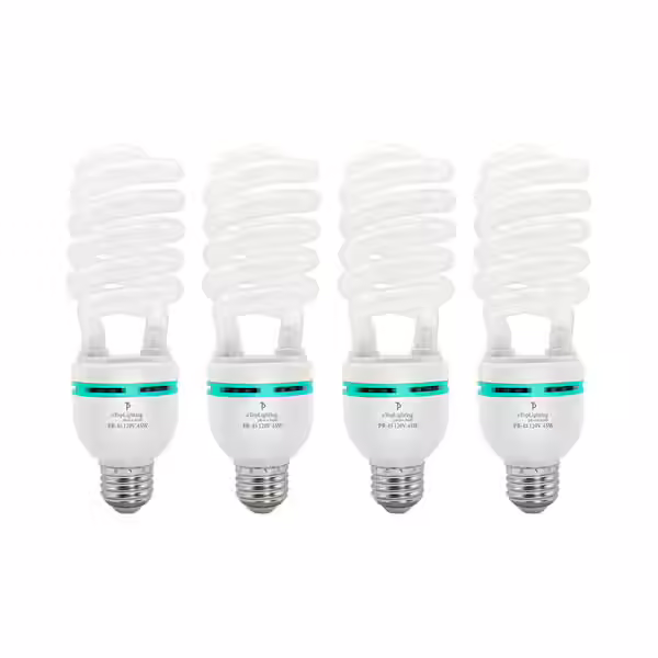 LimoStudio 45 Watt Pure White Fluorescent Daylight Bulb