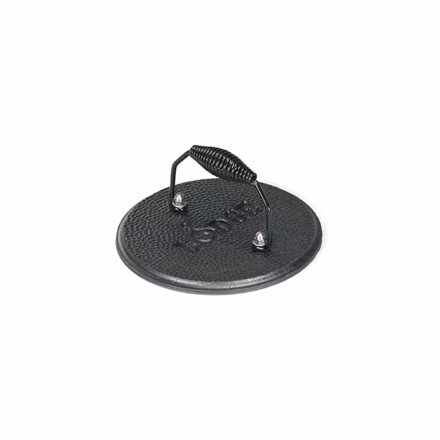 Lodge LGPR3 Cast Iron Round Grill Press