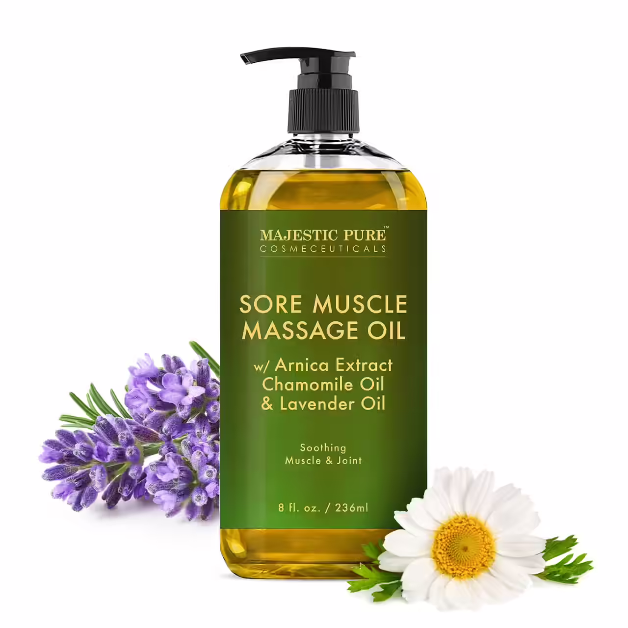 Majestic Pure Sore Muscle Massage Oil