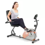 Marcy Recumbent Exercise Bike with Resistance ME-709