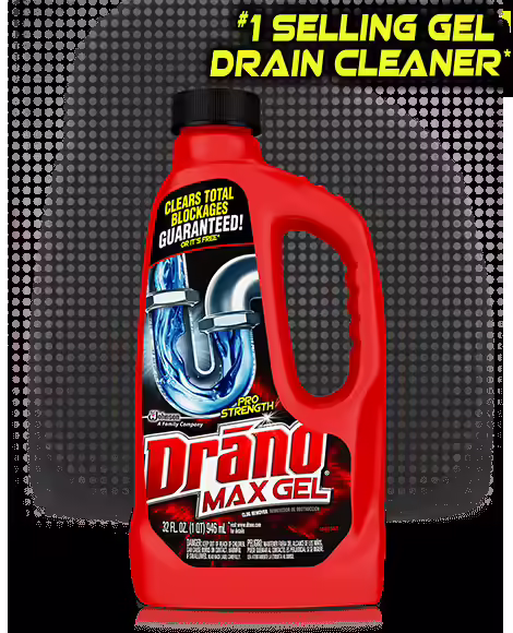 Max Gel Drain Clog Remover and Cleaner from Drano