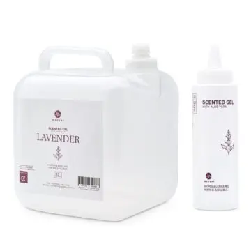 Medvat Clear Transmission Gel - Lavender Scented - 5 Liter Container - Includes 8-oz. Refillable Bottle