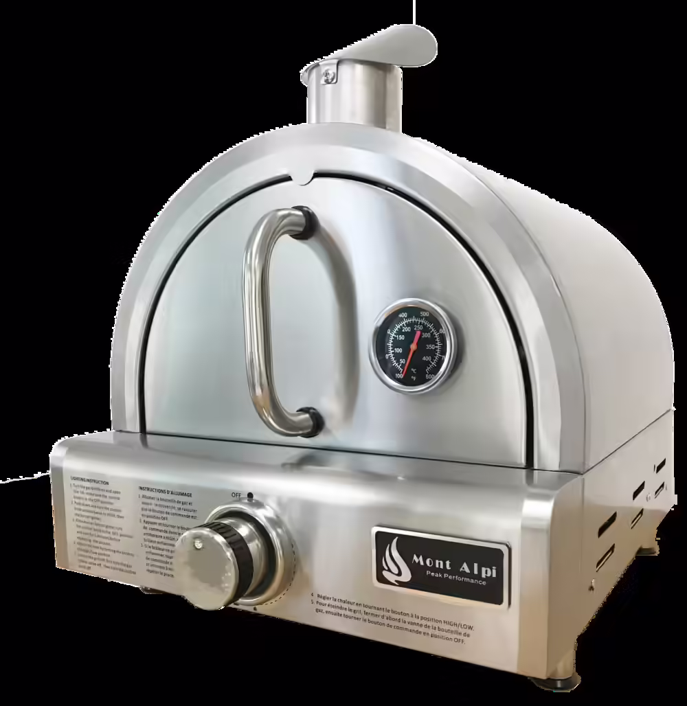 Mont Alpi MAPZ-SS Table Top Gas Pizza Oven