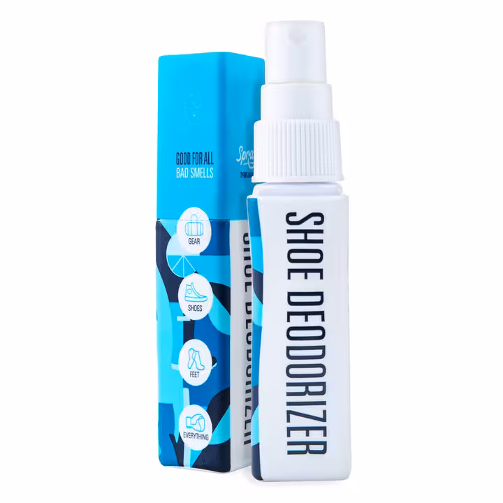 Natural Shoe Deodorizer Spray for Foot Odor & Sport Gear - INSTANT Shoe Odor Eliminator w 12 Essential Oils & Enzymes - Odor Eaters for Shoes, Foot Spray, Gym Bag Deodorizer (4 oz.) 4 Fl Oz (Pack of 1)