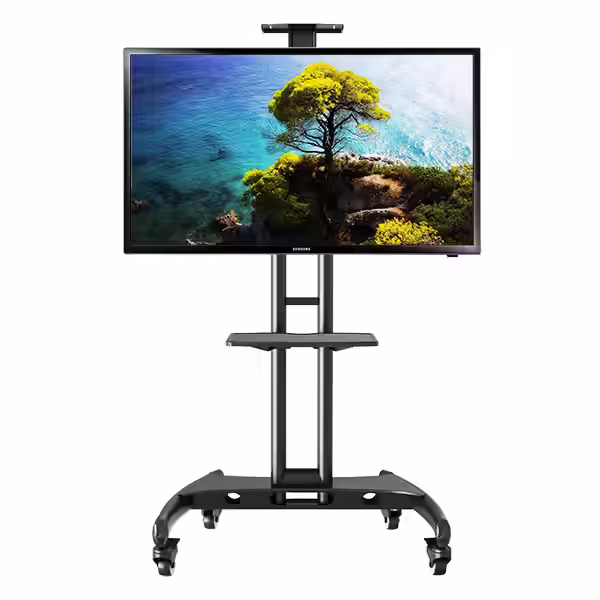 NB North Bayou mobile TV cart