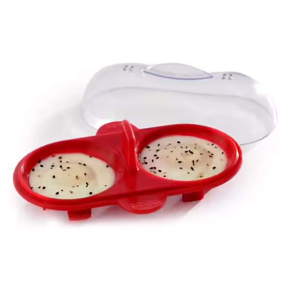 Norpro (996) Silicone Microwave Double Egg Poacher