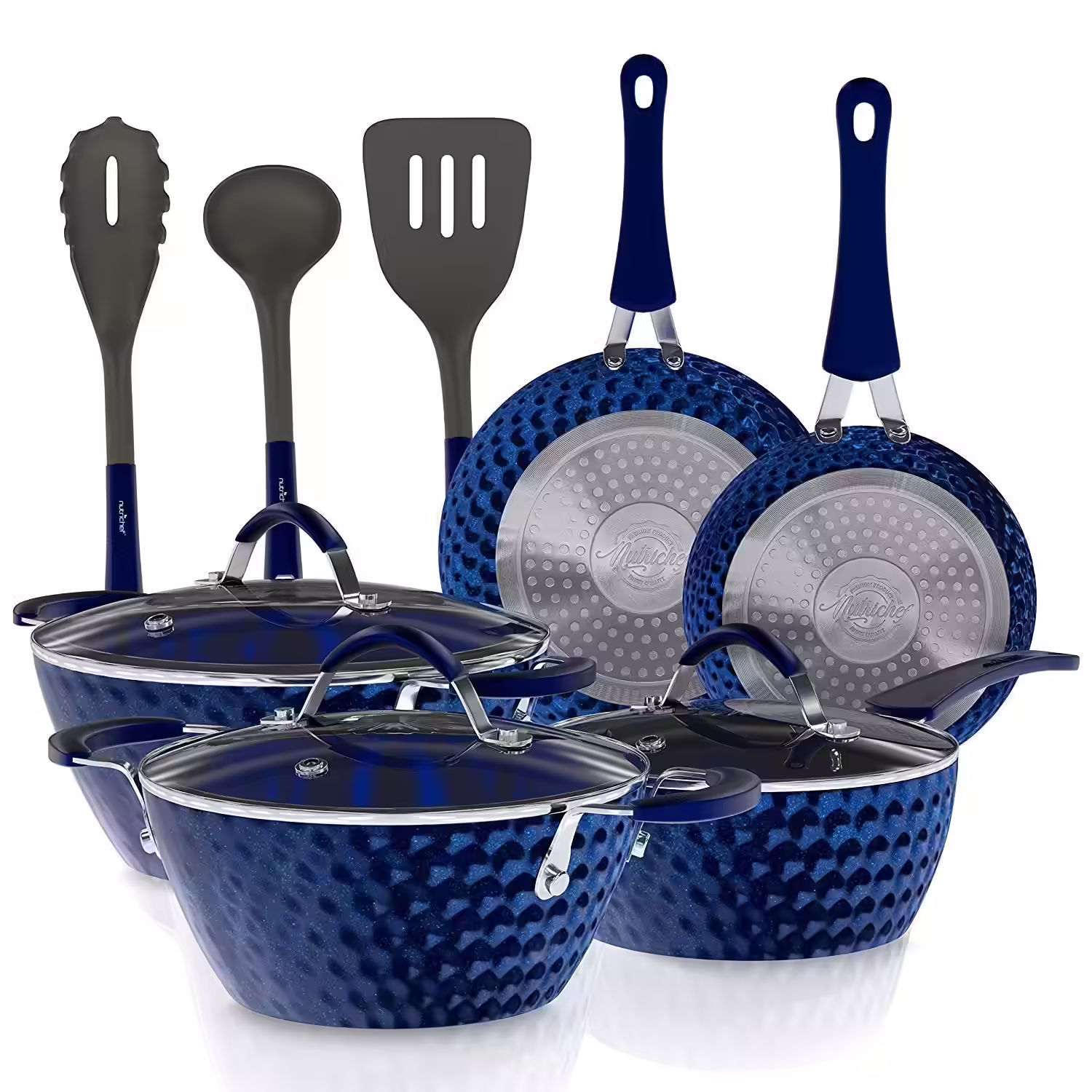 Nutrichef Non-stick Cookware Pots & Pan Set