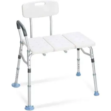 OasisSpace Heavy DutyAdjustable Height Bath Chair