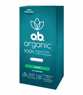 o.b. Organic Cotton Tampons – Super