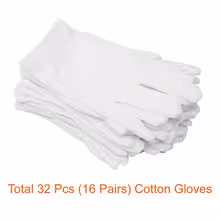 Paxcoo White Cotton Gloves
