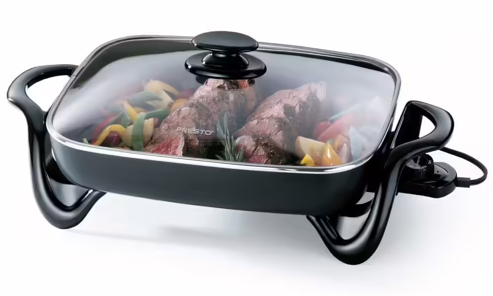 Presto 16-Inch Electric Skillet With Glass Cover