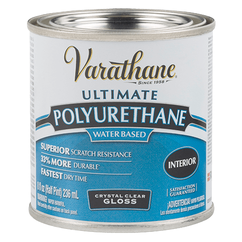 Rust-Oleum Varathane Ultimate Polyurethane Water Based Clear Wood Varnish – Gloss Clear